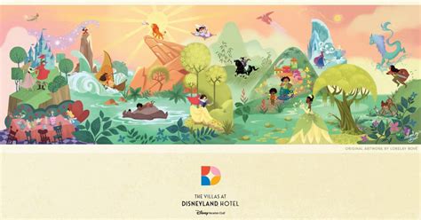 Disney Shares First Look At New Mural For The Villas At Disneyland