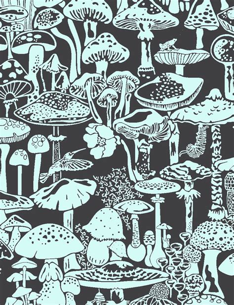 Mushroom City Wallpaper - Aimée Wilder