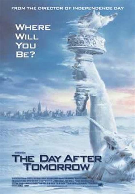 The Day After Tomorrow - motion picture with fake ice