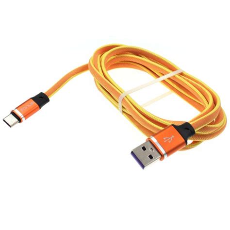 Orange 6ft Usb Cable For Samsung Galaxy Note 20 Ultra Phones Type C Charger Cord Power Wire