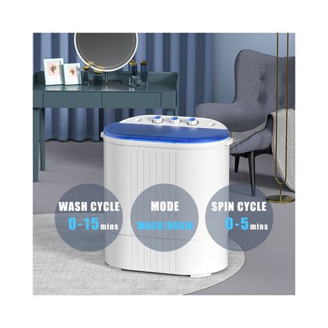 Auertech Portable Washing Machine Lbs Mini Twin Tub Compact Semi