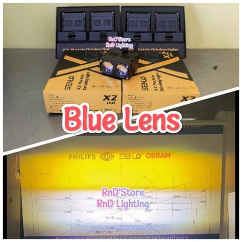 Jual Senlo X Plus Blue Lens Premium Lampu Tembak Putih Kuning Like