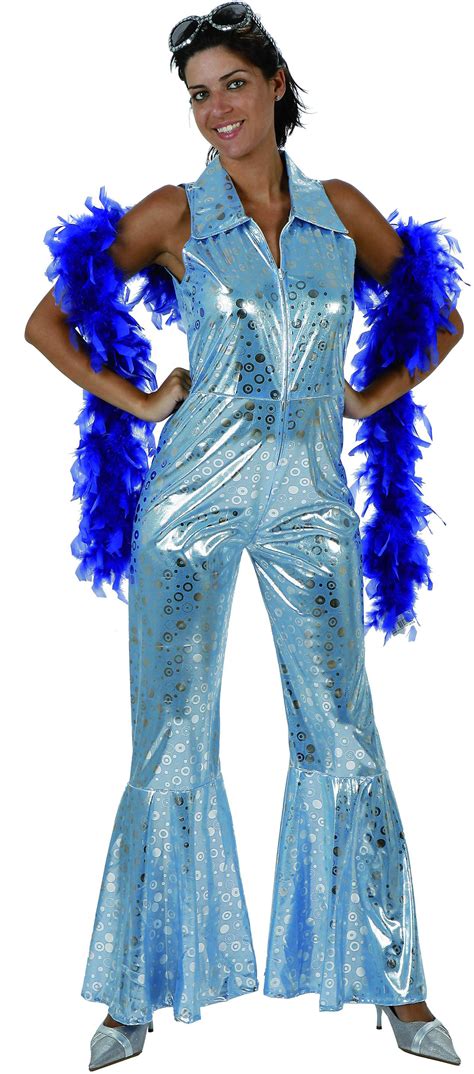 Costume Disco Blu Donna Costumi Adulti E Vestiti Di Carnevale Online