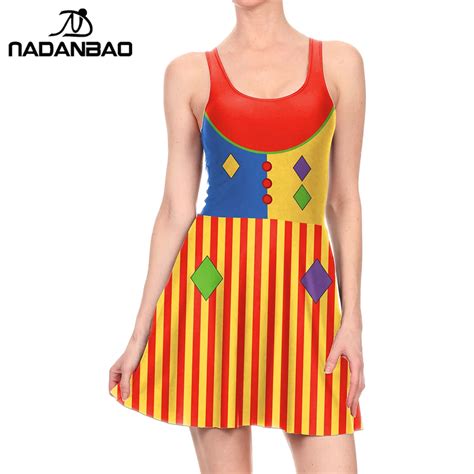 Nadanbao Brand Autumn Women Dress Halloween Party Sleeveless Tank