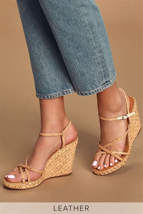 Achieve A Perfect Sunny Day Look With The Dolce Vita Nadine Light Natural Raffia Wedges Woven