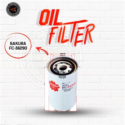 Jual Sakura Fuel Filter Solar FC 56290 FC56290 Sakura Filter Oli