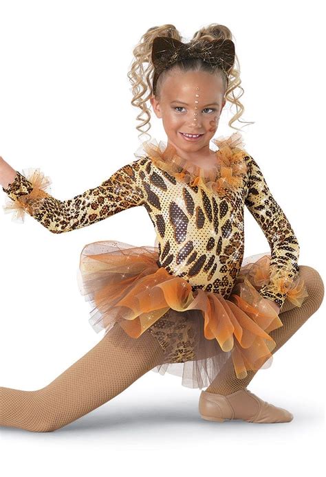 Tutu Cheetah Unitard Dance Outfits Dance Costumes Costume Collection