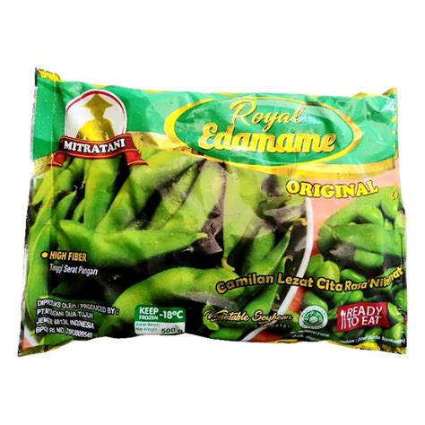 Jual Edamame Original Royal Mitratani Kacang Kedelai Jepang 500 Gr