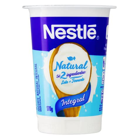 Iogurte Integral Natural Nestlé Pote 170g Supermercado Mais Perto