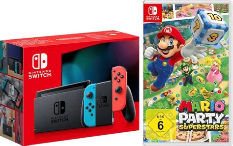 Nintendo Switch Spielekonsole Inkl Mario Party Superstars Bei