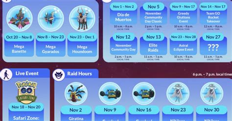 Pokemon Go November 2024 Schedule Raids - Bernie Hesther