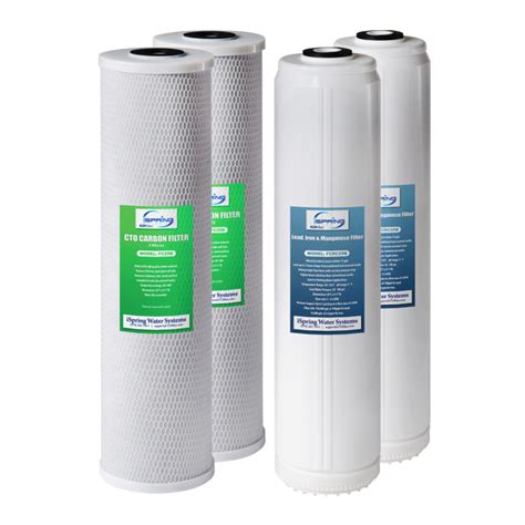 ISpring F4WGB22BPB 4 5 X 20 Whole House Water Filter Replacement Set