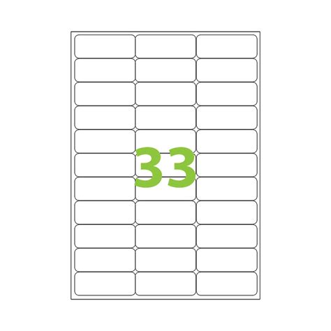 Avery Laser Labels L7157 33 / Sheet | COS - Complete Office Supplies