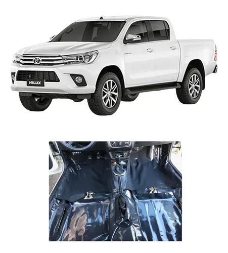 Carpete Assoalho Vinil Verniz Hilux Cabine Dupla 2016 Á 2018