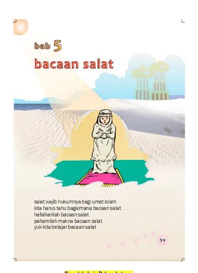 Materi Pelajaran PAI Kelas 2 SD MI Semester 1 2 Lengkap Bab 5 Bacaan Salat