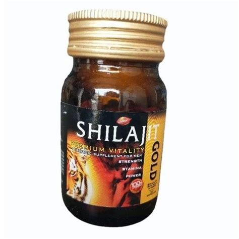 Dabur Shilajit Premium Vitality Packaging Type Bottle Capsule