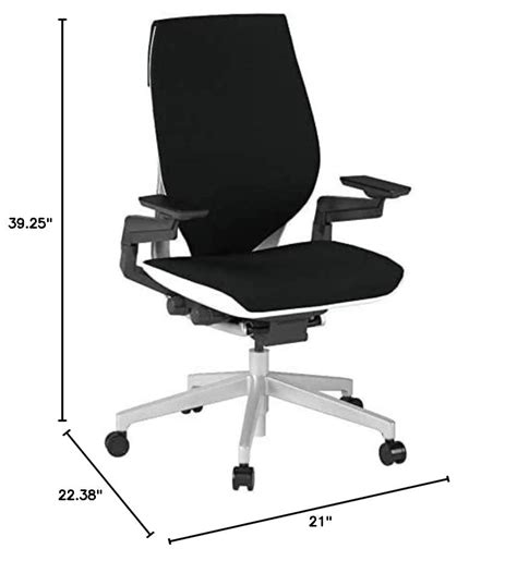 Steelcase Gesture Office Chair Cogent Connect Licorice Fabric