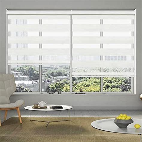 Zebra Window Blind 48 W X 72 H Dual Layer Roller Sheer 48w×72h