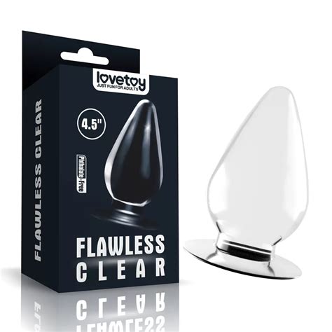 Cm Yeni Nesil Vantuzlu Effaf Anal Plug Flawless Clear Anal Plug