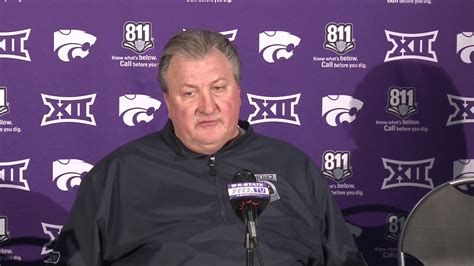 Bob Huggins Kansas State Postgame Youtube