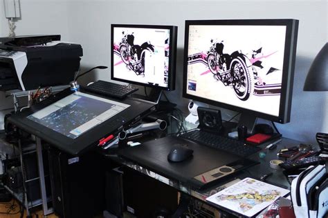 digital art studio setup - Silvana Mclemore