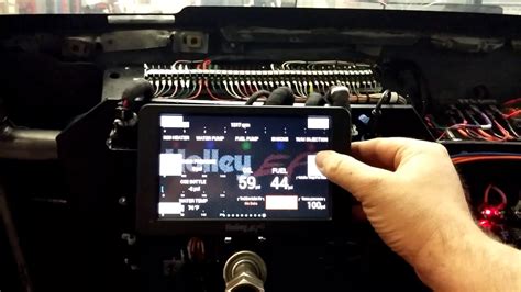 7 Holley Digital Touchscreen Race Dash Youtube