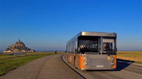 Mont Saint Michel Bus Navette Le Passeur Youtube