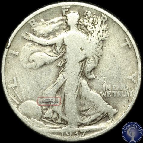 P Silver Walking Liberty Half Dollar C C