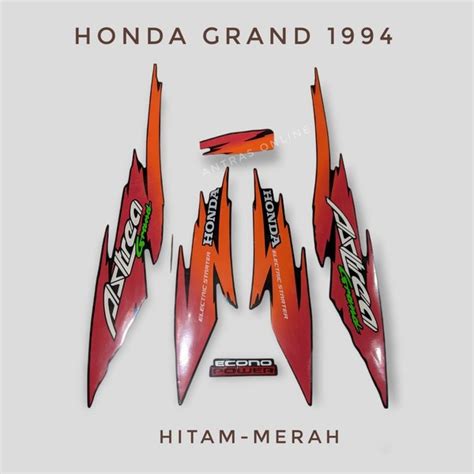 Jual Striping Honda Astrea Grand 1994 Stiker Lis Motor Standar Di