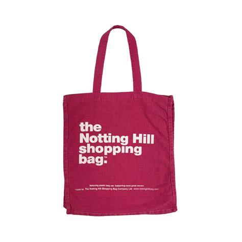 The Notting Hill Shopping Bag™ | Hand Dye Collection | Pink With White