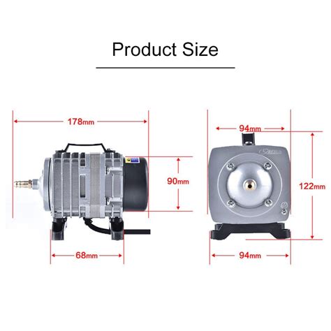 ACO 003 35W 65L Min Electromagnetic Air Pump Compressor Seafood Fish