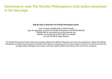 Ppt Pdf The Worldly Philosophers By Robert L Heilbroner Powerpoint