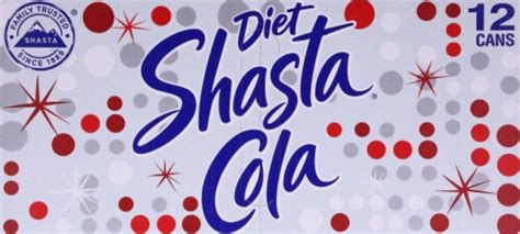 Shasta® Diet Cola Soda, 12 cans / 12 fl oz - Kroger