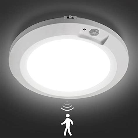 WOOPHEN Motion Sensor Ceiling Light Battery Operated Super Bright