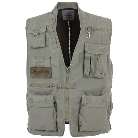 Mens Deluxe Safari Outback Vest