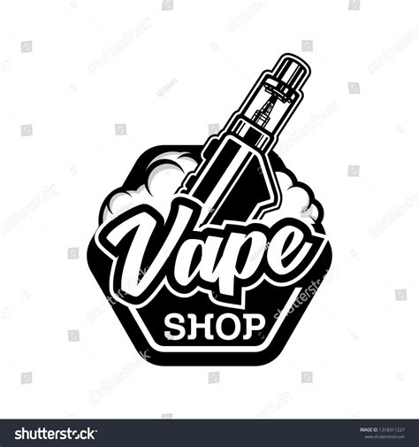 Vape Icon Vector Stock Vector Royalty Free 1318311227 Shutterstock