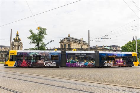 Dresden Stadtfest Auf R Dern Neue Stra Enbahn Wirbt F R Xxl Feier