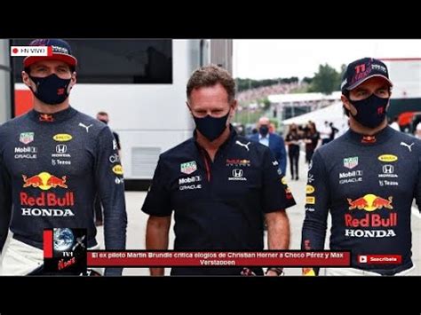 El Ex Piloto Martin Brundle Critica Elogios De Christian Horner A Checo