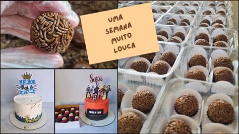 Vlogão Fiz 1200 brigadeiros em 4 dias Pedido de última hora YouTube