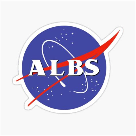 Ualbany Original Nasa Logo Sticker For Sale By Emroba Redbubble