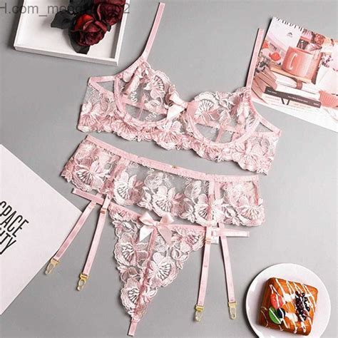 Sexy Set Sexy Bra And Panties Set Lingerie Embroidery Lace Erotic Brief Sets Lingerie Comes