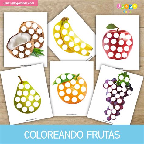 Imprimible Gratuito Coloreando Frutas 2 Años A Más Juegoideas Com