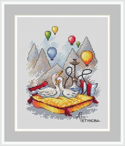 Turkish Fairy Tale Cross Stitch Pattern Code Ap Anna Petunova