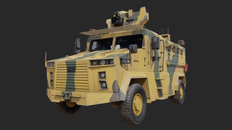 3D Model BMC Kirpi 2 VR AR Low Poly CGTrader