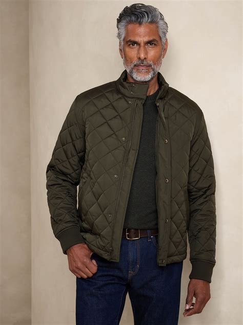 Diamond Quilted Jacket Banana Republic Factory