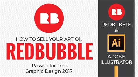 How To Sell Your Art On Redbubble Passive Income Graphic Design Youtube