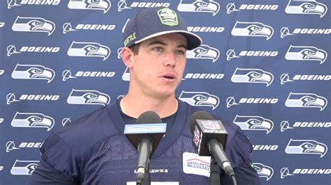 Jason Myers Seahawks 2019 OTAs Press Conference