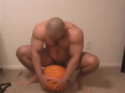 Hot Muscle Pig Fucks A Pumpkin ThisVid