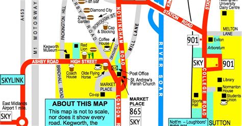 History by Nottingham Bus: Kegworth Bonington map