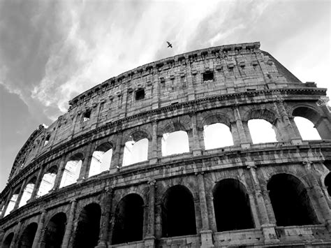 Stampe artistiche quadri e poster con bianco e nero città colosseo